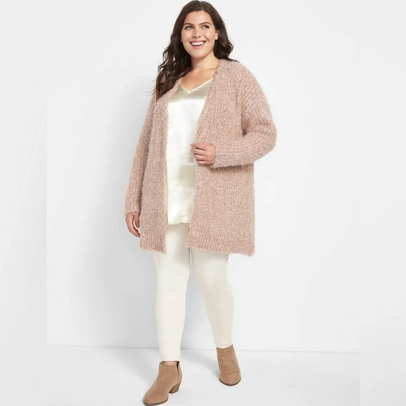 ☘️ NWT Lane Bryant V-Neck Satin Tank, Size 18, Egnet - Picture 3 of 7